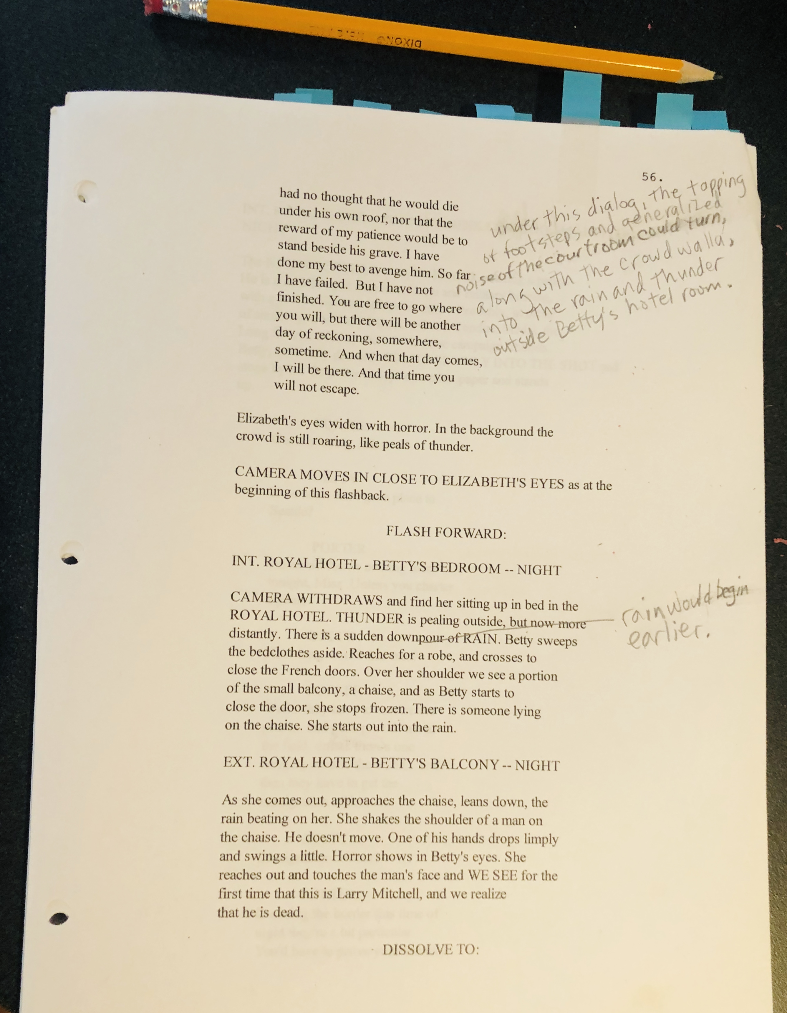 Script Analysis for Sound Design, Raymond Chandler’s Script “Playback ...